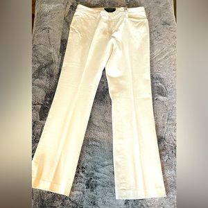 Lauren white classic pants.